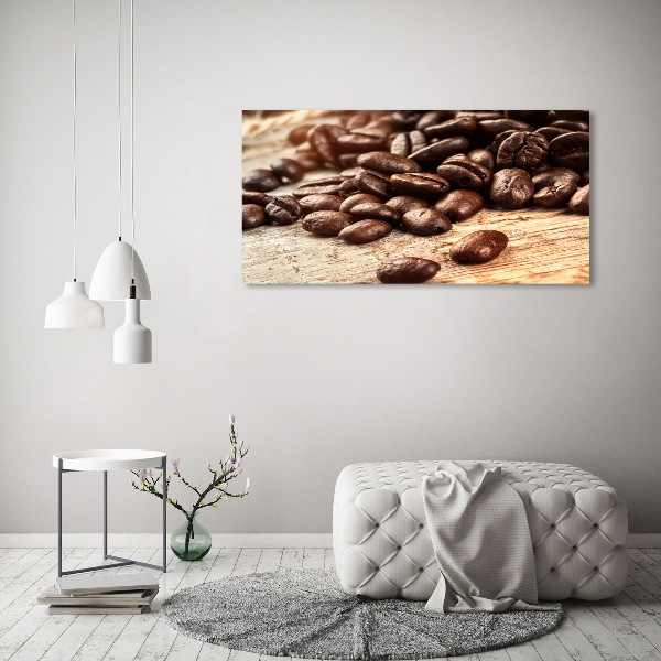 Quadro su vetro Chicchi di caffè