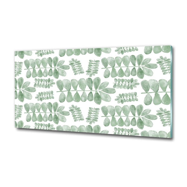 Quadro in verde Foglie verdi
