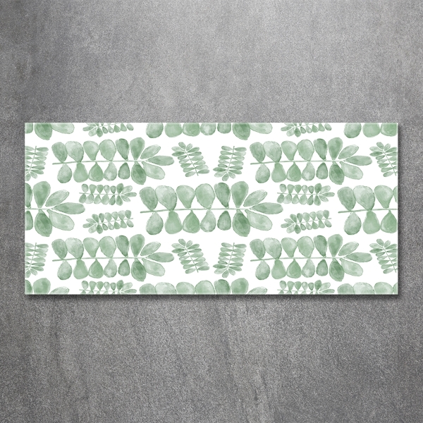 Quadro in verde Foglie verdi