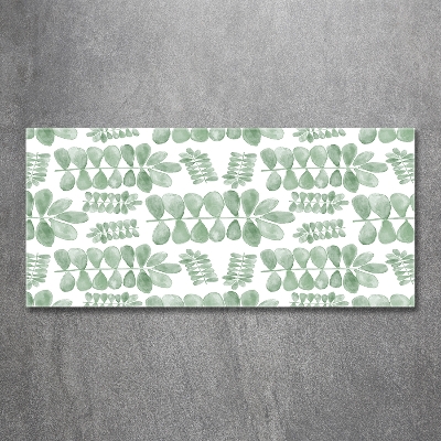 Quadro in verde Foglie verdi