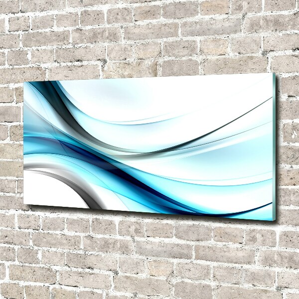 Quadro vetro Onde astratte
