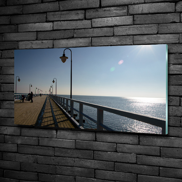 Quadro vetro Molo di Gdynia