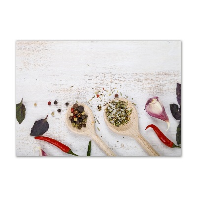 Quadro vetro Verdure e spezie