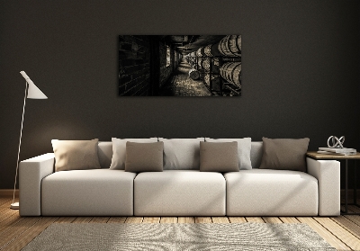 Quadro vetro Botti di bourbon