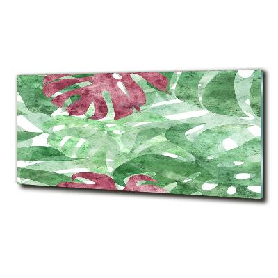 Quadro su vetro Monstera