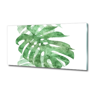 Quadro vetro Monstera