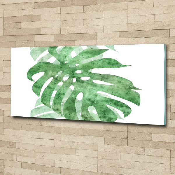 Quadro vetro Monstera