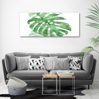 Quadro vetro Monstera