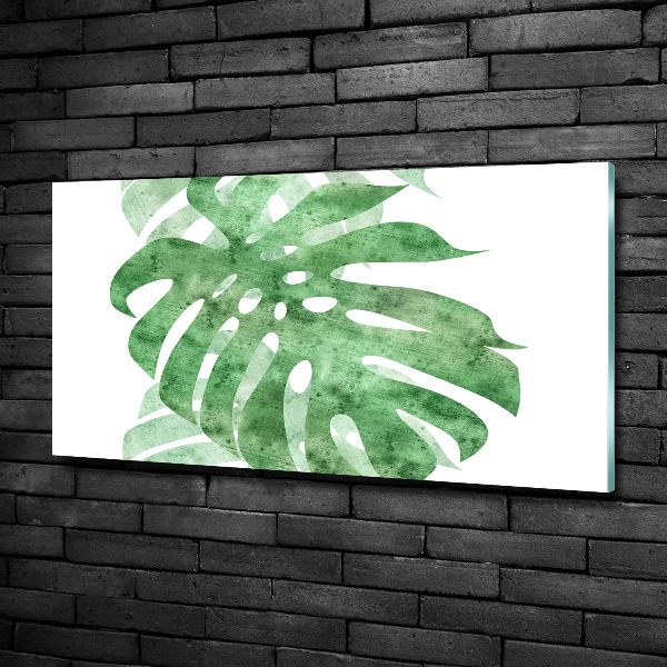 Quadro vetro Monstera