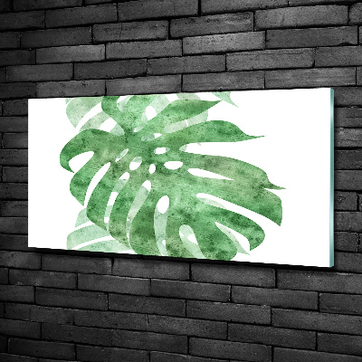 Quadro vetro Monstera