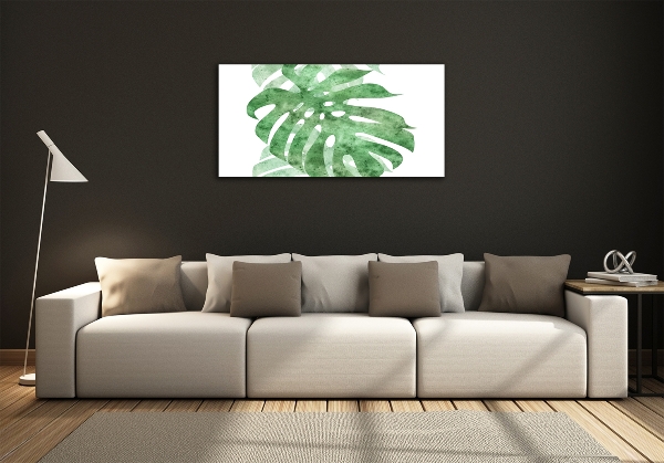 Quadro vetro Monstera