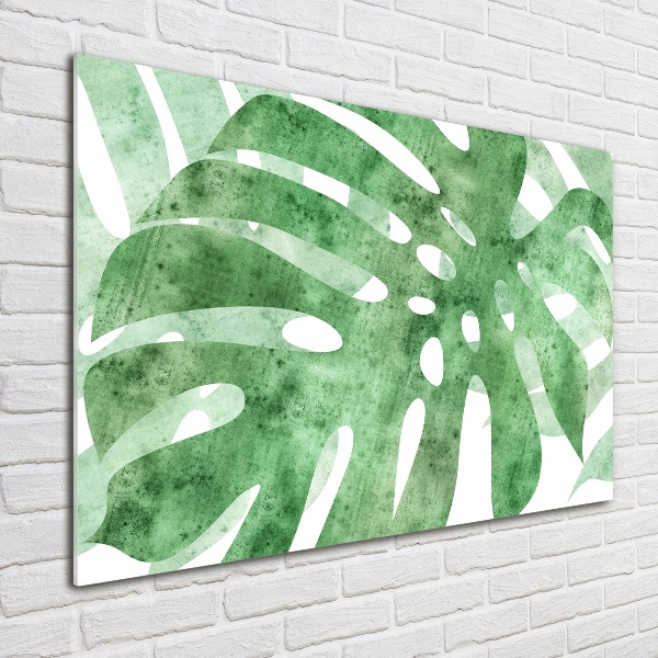 Quadro vetro Monstera