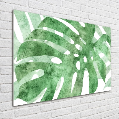 Quadro vetro Monstera