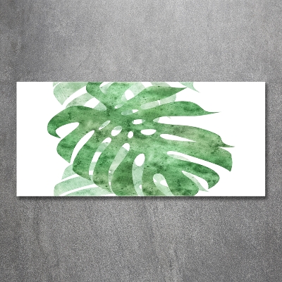Quadro vetro Monstera