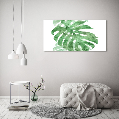 Quadro vetro Monstera