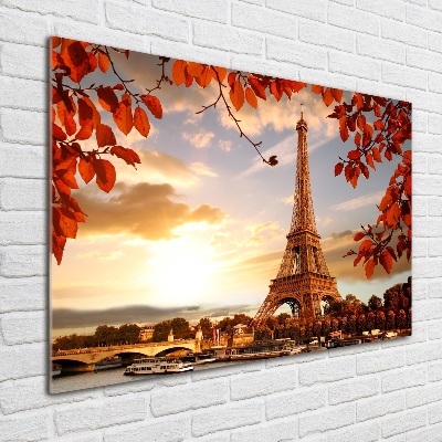 Quadro in verde Torre Eiffel Parigi