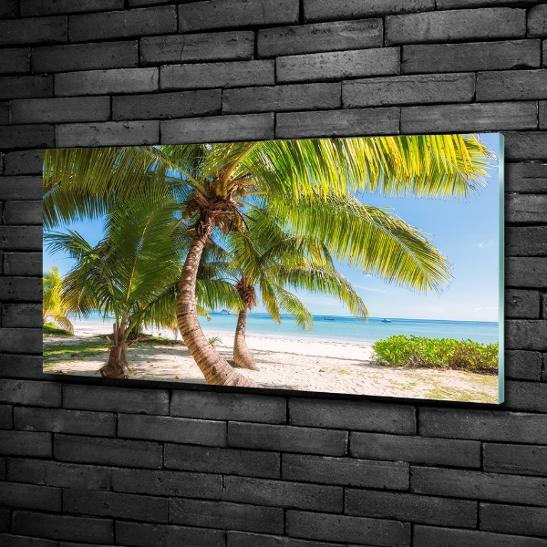 Quadro vetro Spiaggia tropicale