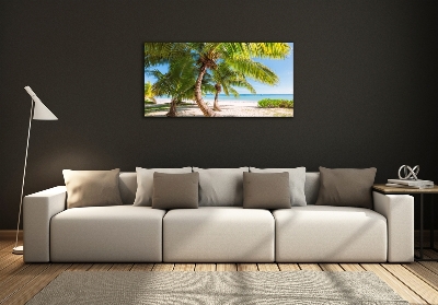 Quadro vetro Spiaggia tropicale