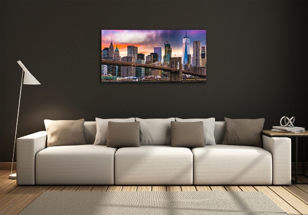 Quadro su vetro Manhattan, New York
