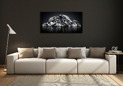 Quadro vetro Diamanti