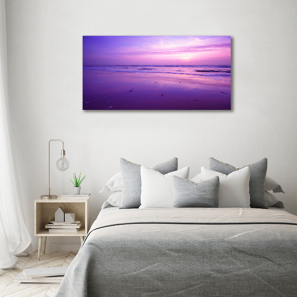Quadro vetro Tramonto, sole, mare