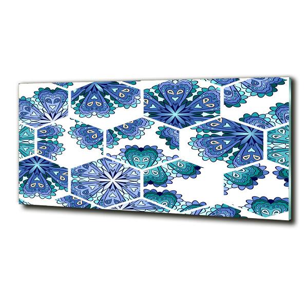 Quadro su vetro Elementi del mandala