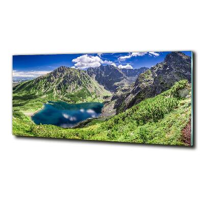 Quadro in verde Lago Nero, Monti Tatra