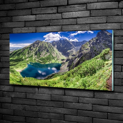 Quadro in verde Lago Nero, Monti Tatra