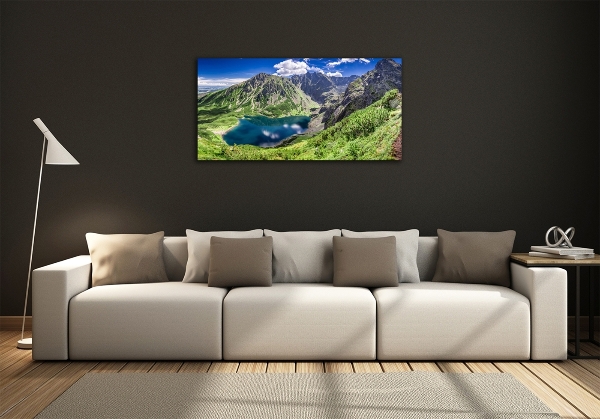 Quadro in verde Lago Nero, Monti Tatra