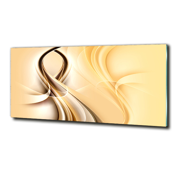 Quadro in verde Onde astratte