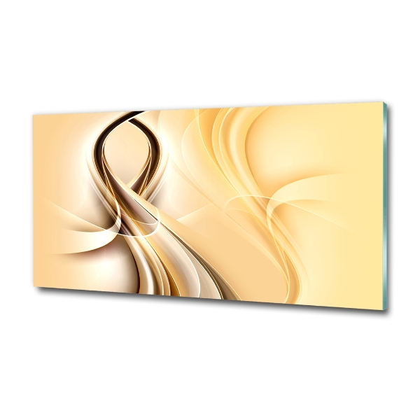 Quadro in verde Onde astratte