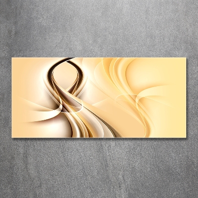 Quadro in verde Onde astratte