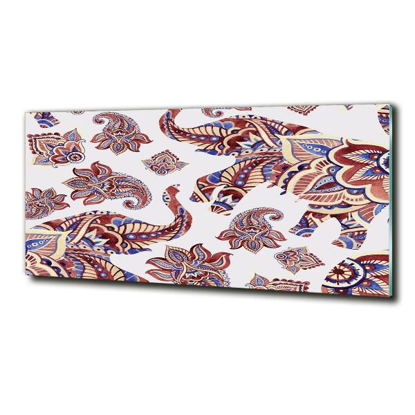 Quadro vetro Ornamenti a forma di elefante