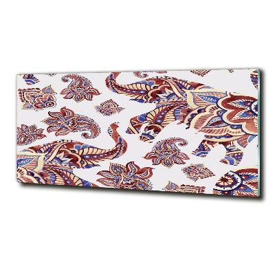 Quadro vetro Ornamenti a forma di elefante