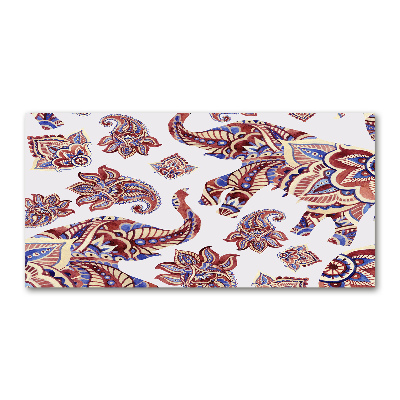 Quadro vetro Ornamenti a forma di elefante