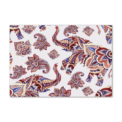 Quadro vetro Ornamenti a forma di elefante