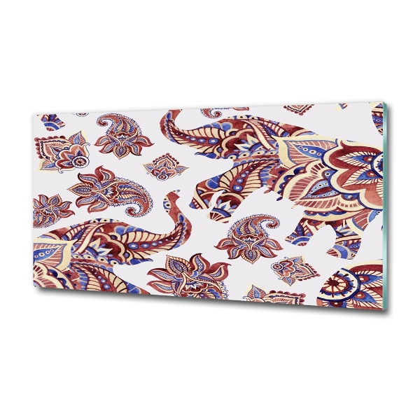 Quadro vetro Ornamenti a forma di elefante