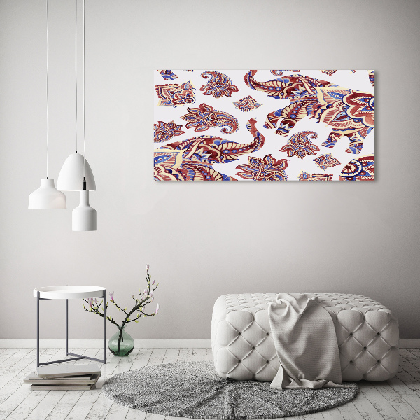 Quadro vetro Ornamenti a forma di elefante