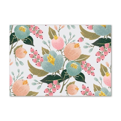 Quadro su vetro Motivo floreale