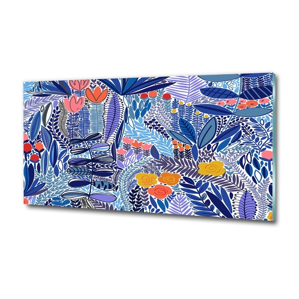 Quadro vetro Motivo floreale