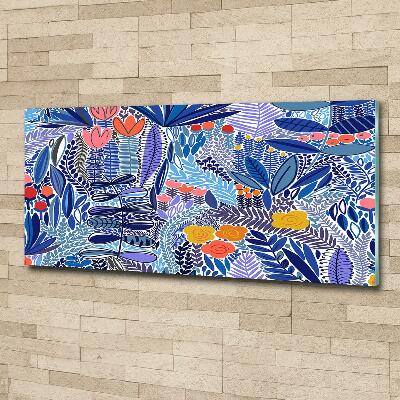 Quadro vetro Motivo floreale