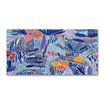 Quadro vetro Motivo floreale