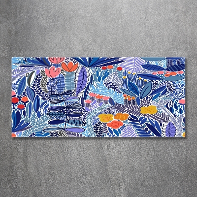 Quadro vetro Motivo floreale