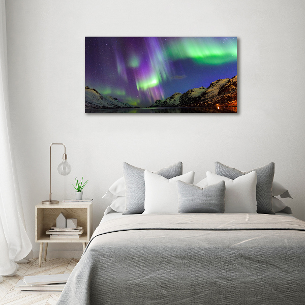 Quadro in vetro Aurora boreale