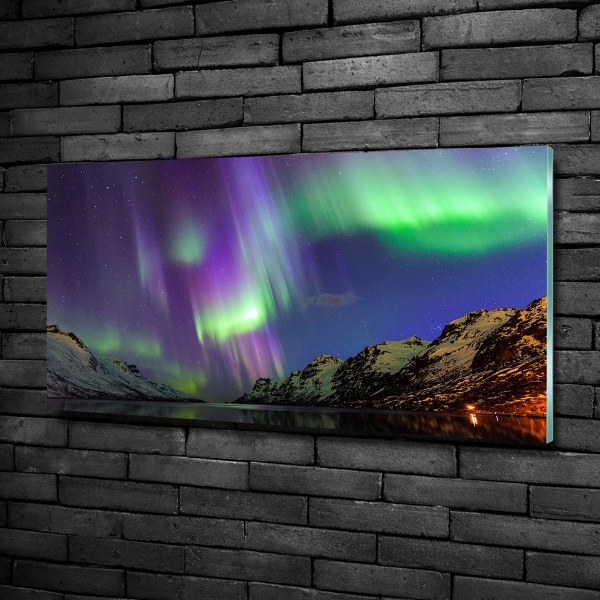 Quadro in vetro Aurora boreale
