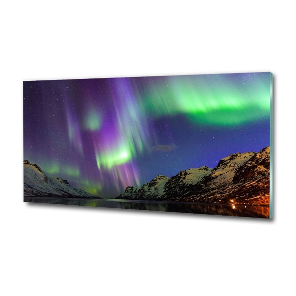 Quadro in vetro Aurora boreale