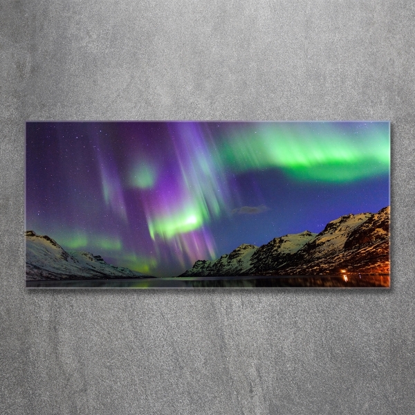 Quadro in vetro Aurora boreale