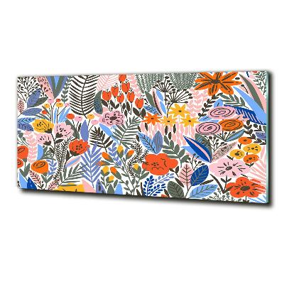 Quadro su vetro Motivo floreale