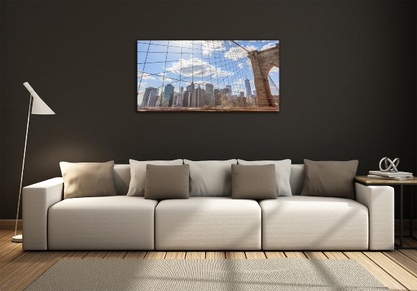 Quadro vetro Ponte di New York