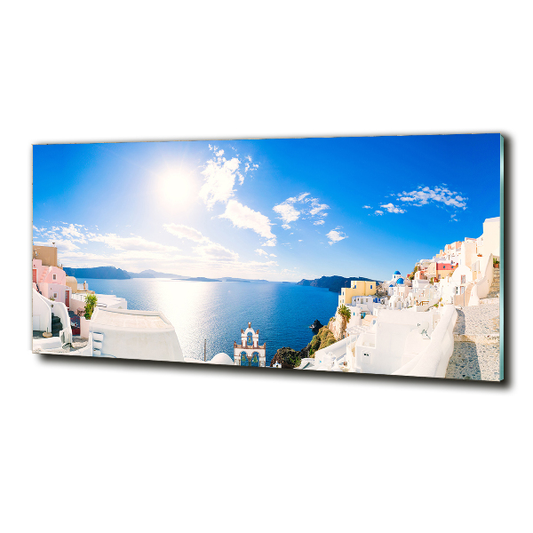 Quadro su vetro Santorini, Grecia